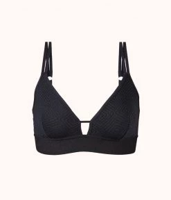 Wearlively Bras The Deco Mesh Bralette: Jet Black 10 Wearlively Bras The Deco Mesh Bralette: Jet Black