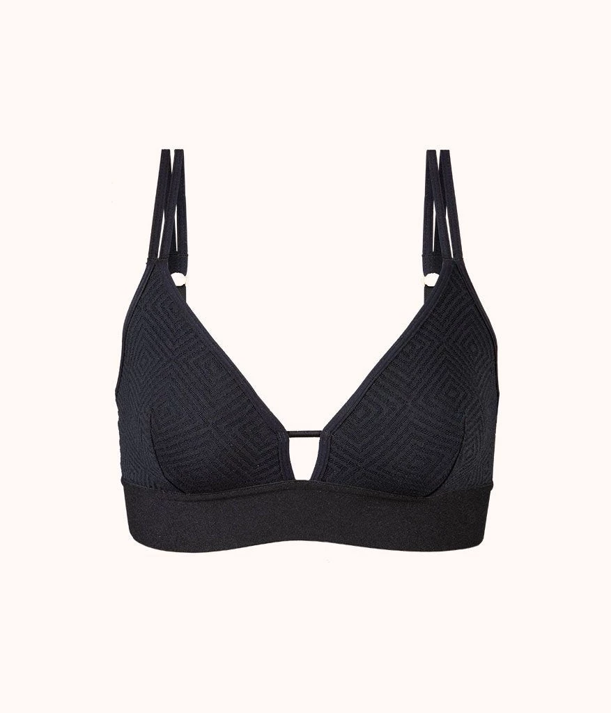 Wearlively Bras The Deco Mesh Bralette: Jet Black 6 Wearlively Bras The Deco Mesh Bralette: Jet Black
