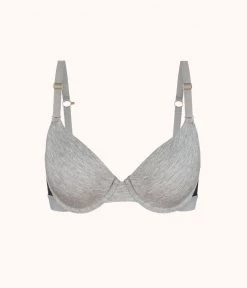 Wearlively Bras The All-Day T-Shirt Bra: Heather Gray