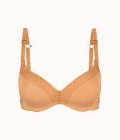 Wearlively The No-Wire Push-Up: Warm Oak Bras