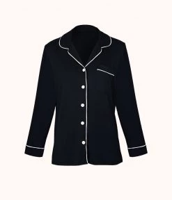 Wearlively The All-Day Lounge Shirt: Jet Black Categories