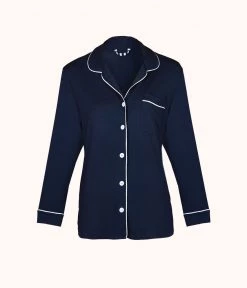 Wearlively The All-Day Lounge Shirt: Midnight Navy Categories