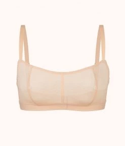 Wearlively The Straight Up Bralette: Toasted Almond