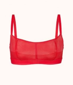 Wearlively The Straight Up Bralette: Tomato Red Bras 10 Wearlively The Straight Up Bralette: Tomato Red Bras