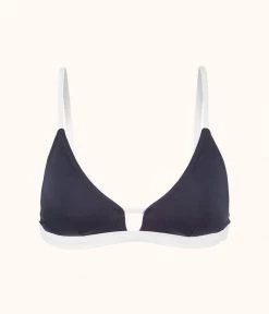 Wearlively Categories The Bralette: Navy/White