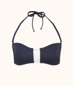 Wearlively The Bandeau - Colorblock: Navy/White Categories