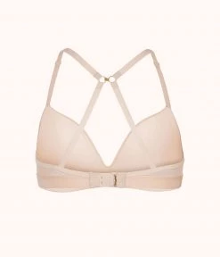 Wearlively Bras The Mesh Trim No-Wire: Toasted Almond